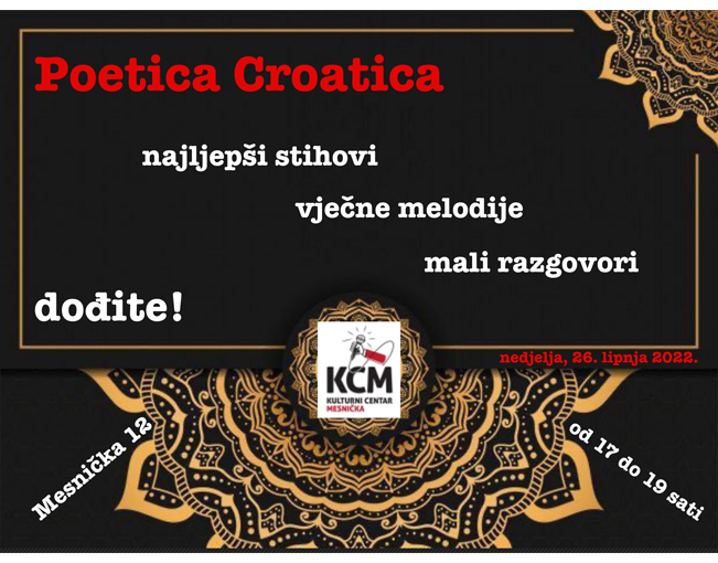 Read more about the article Zvonko Novosel: Poetica Croatica