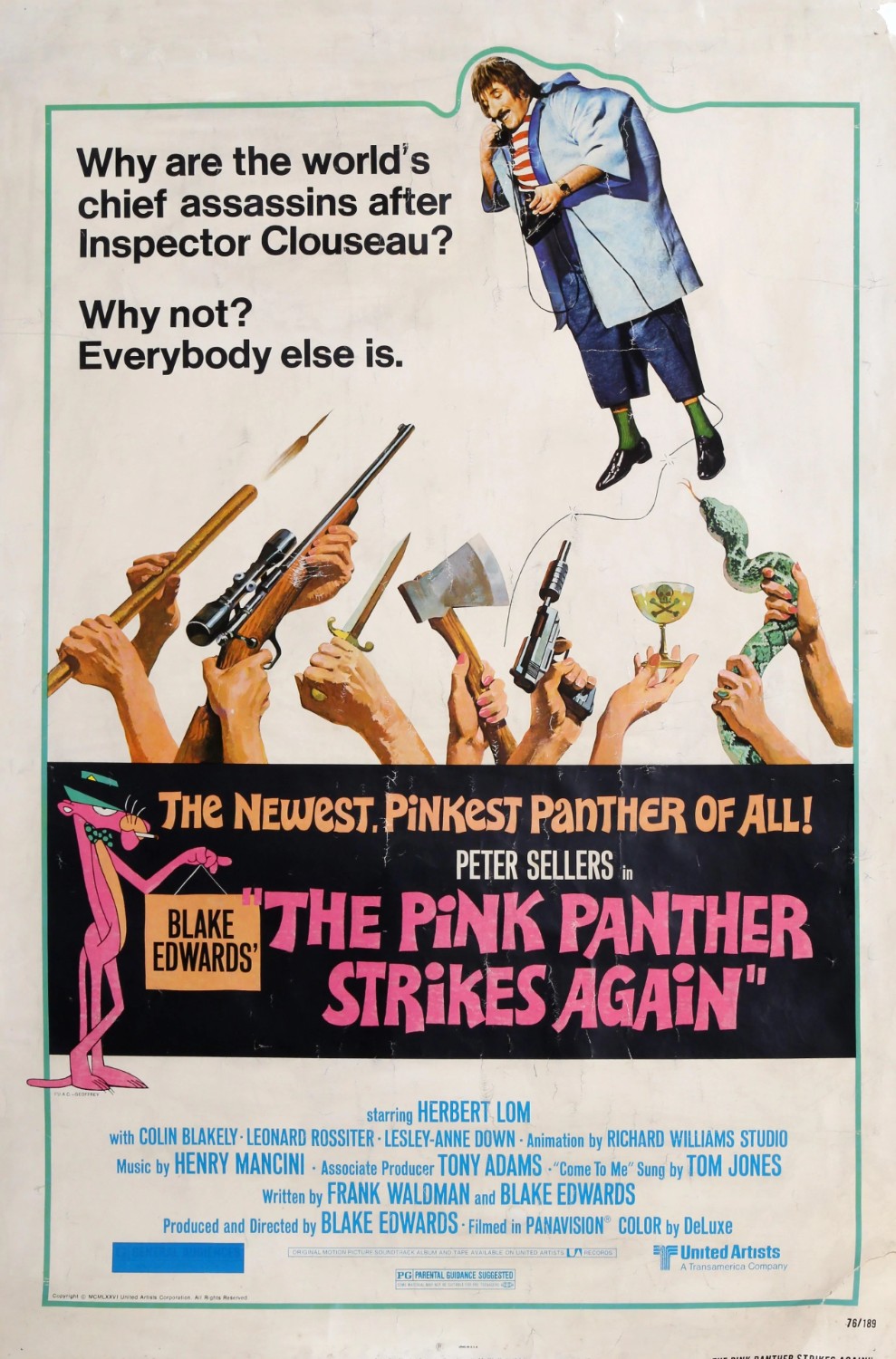 Read more about the article Godišnjica premijere komedije Pink Panther uzvraća udarac, četvrtog dijela poznatog serijala