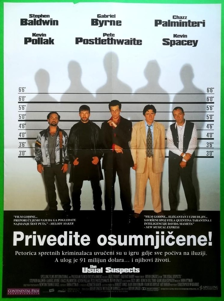 Read more about the article Godišnjica premijere filma Privedite osumnjičene Bryana Singera