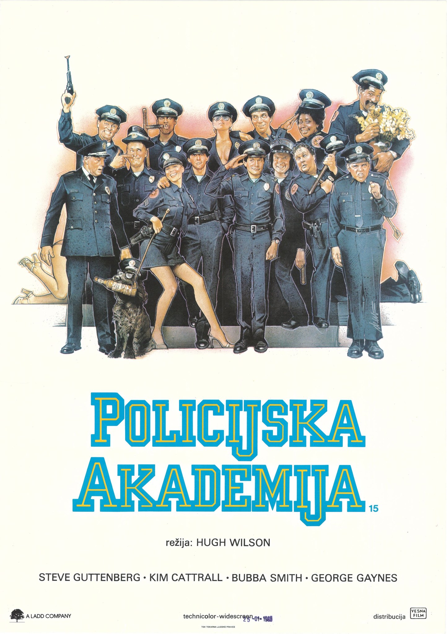 Read more about the article Godišnjica premijere komedije Policijska akademija Hugha Wilsona