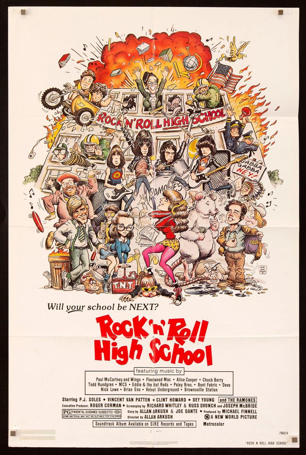 Read more about the article Godišnjica pretpremijere filma Rock ‘n’ Roll High School redatelja Allana Arkusha i Joea Dantea