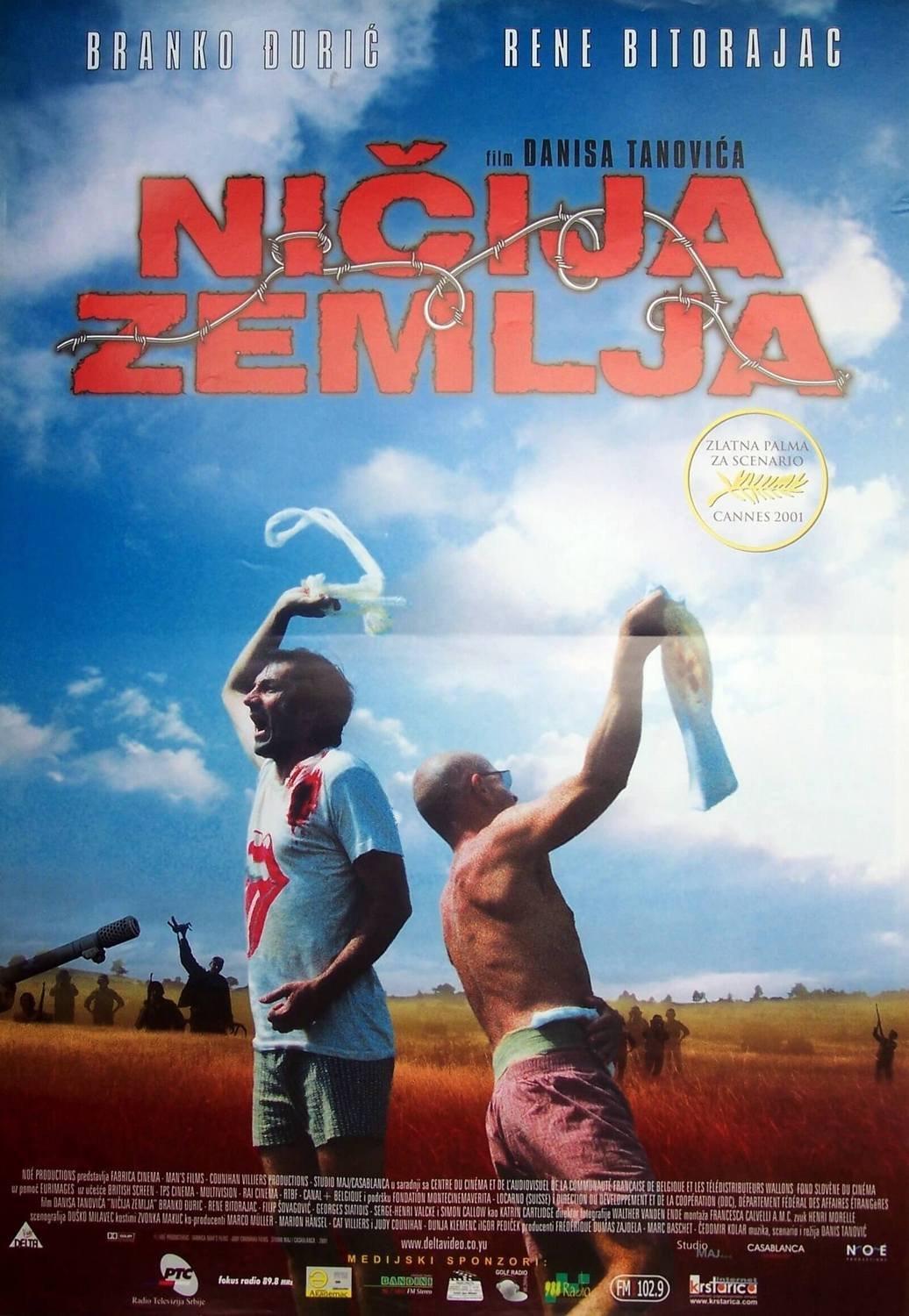 Read more about the article Godišnjica premijere ratnoga filma Ničija zemlja Danisa Tanovića