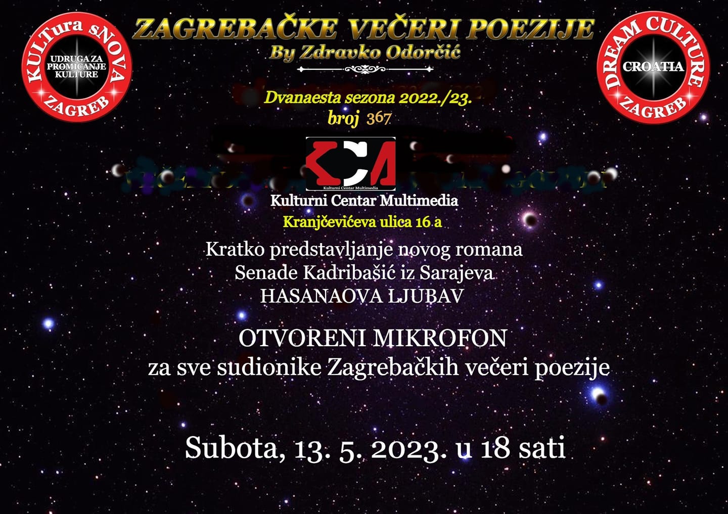 Read more about the article Zdravko Odorčić: Zagrebačke večeri poezije