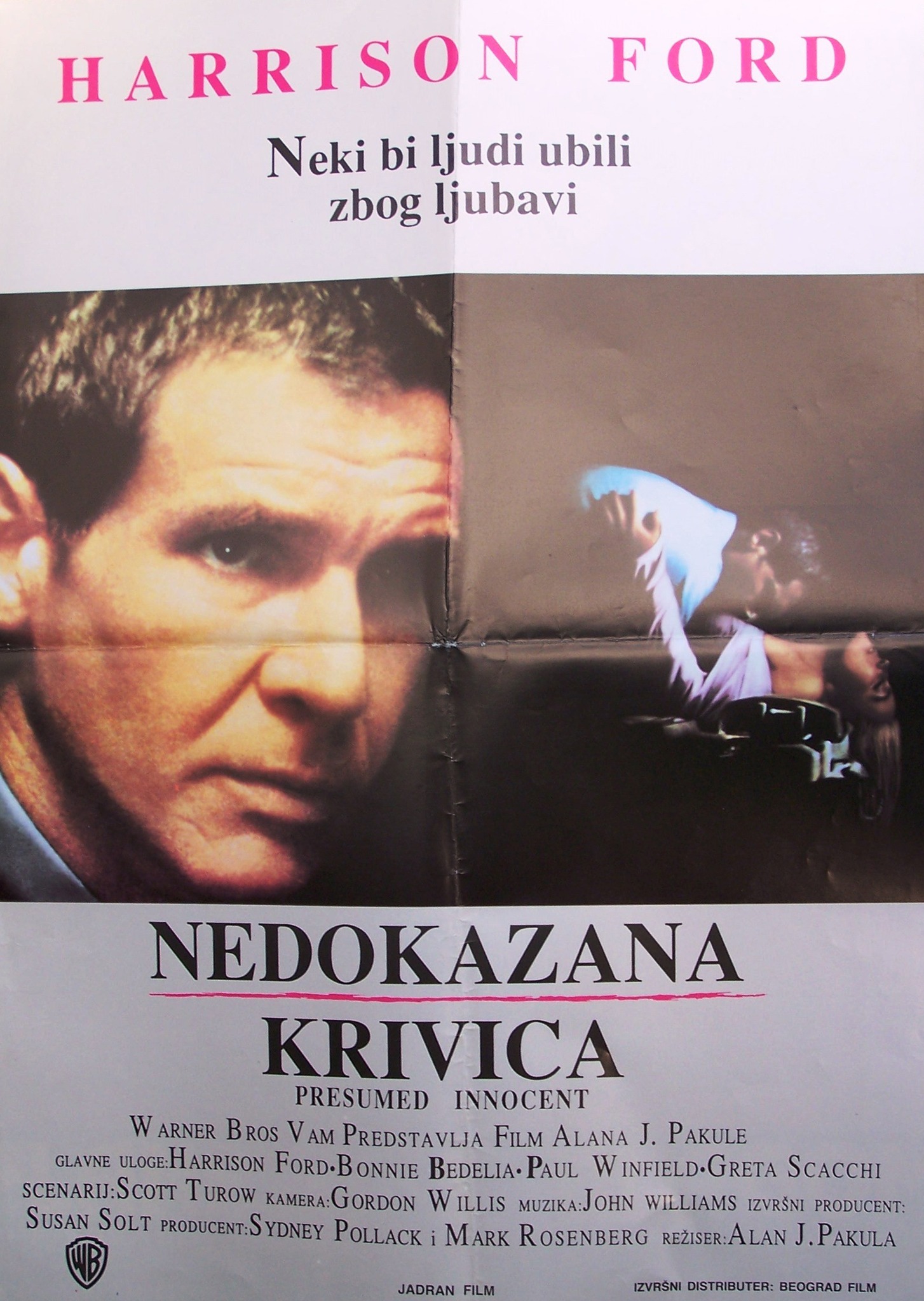Read more about the article Godišnjica premijere filma Nedokazana krivnja slavnog Alana J. Pakule