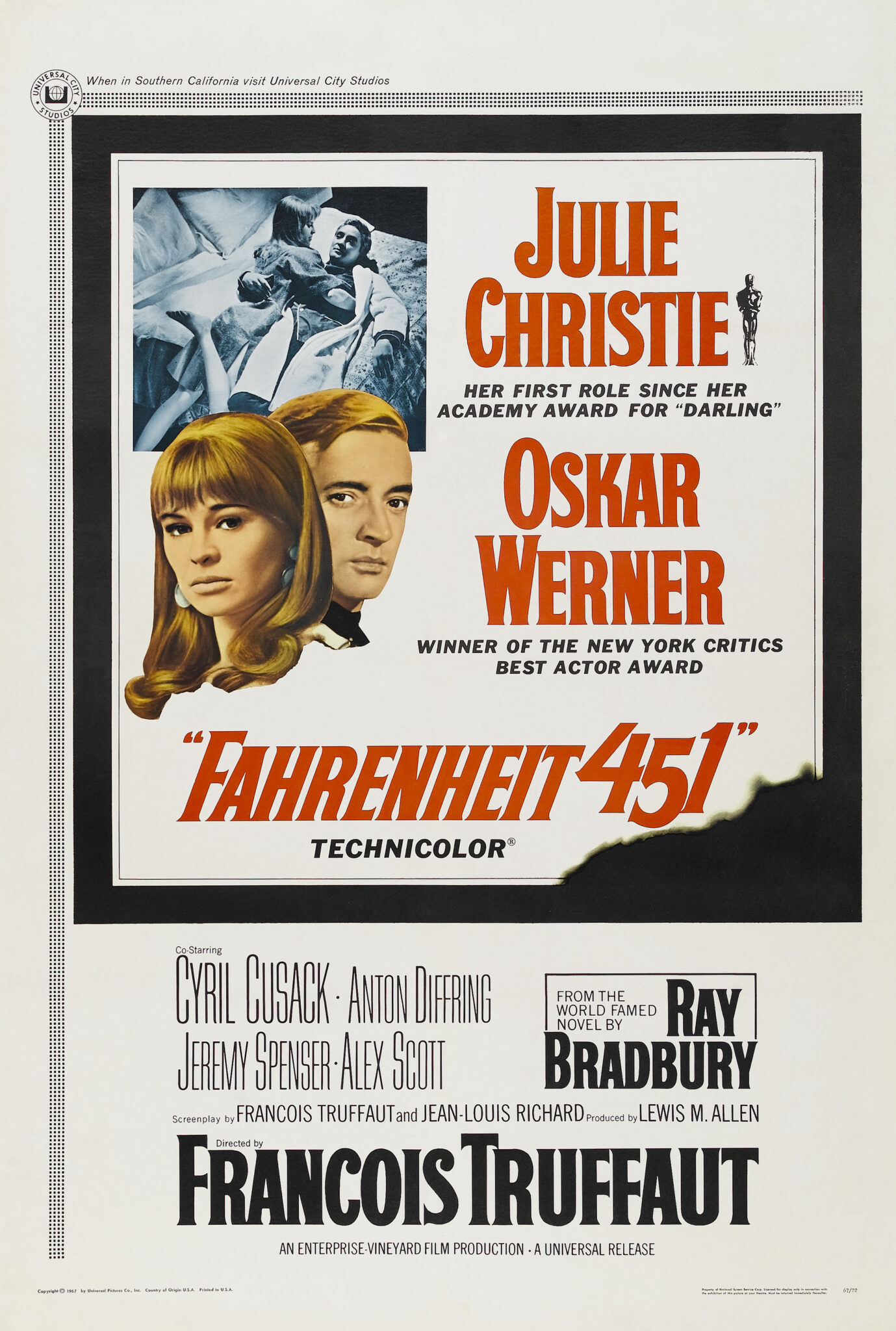Read more about the article Godišnjica premijere filma Fahrenheit 451 Françoisa Truffauta
