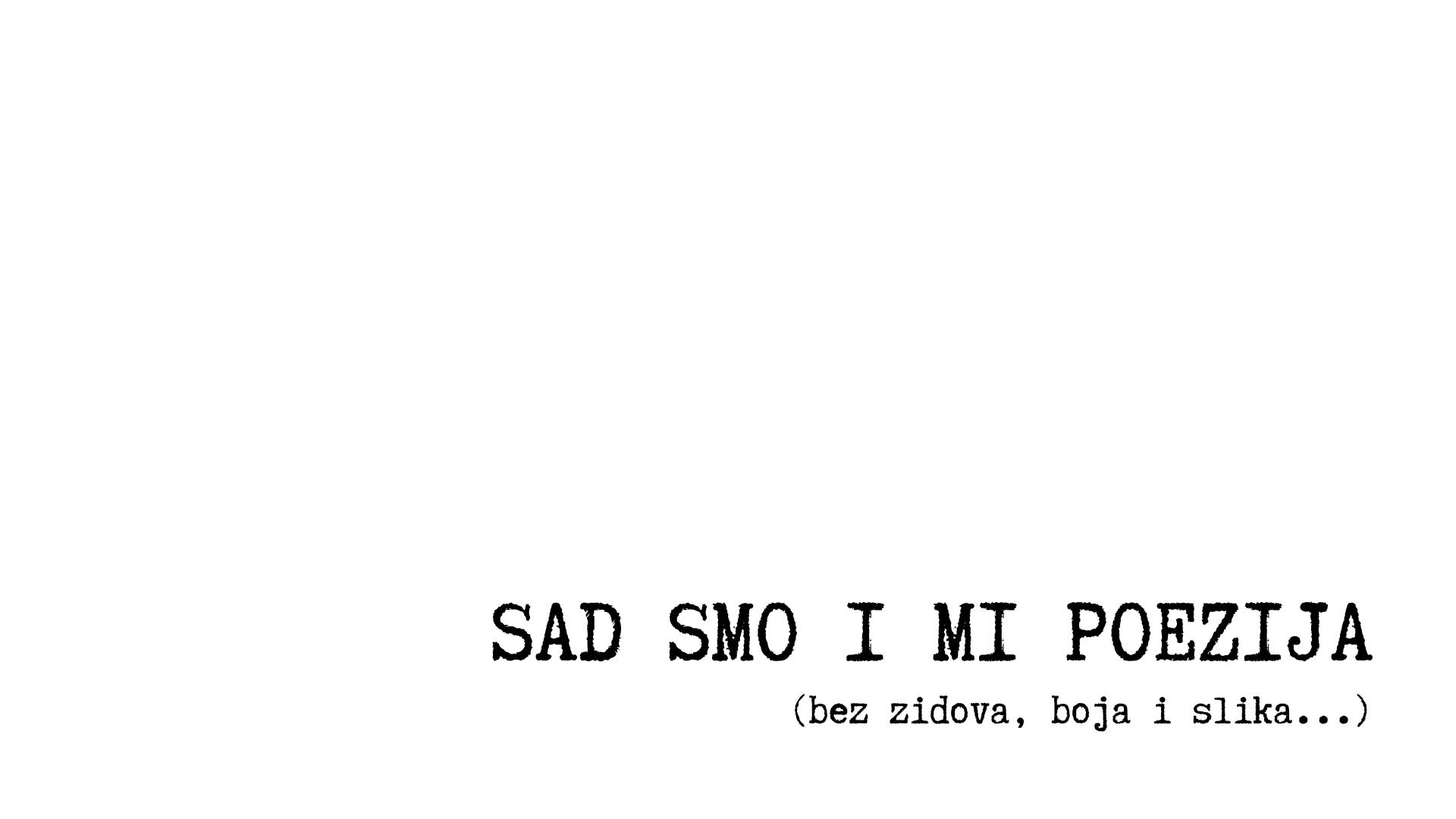 Read more about the article Brodarica na kopnu – Sad smo i mi poezija