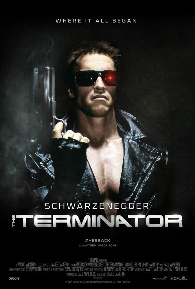 Read more about the article Godišnjica premijere filma Terminator redatelja Jamesa Camerona